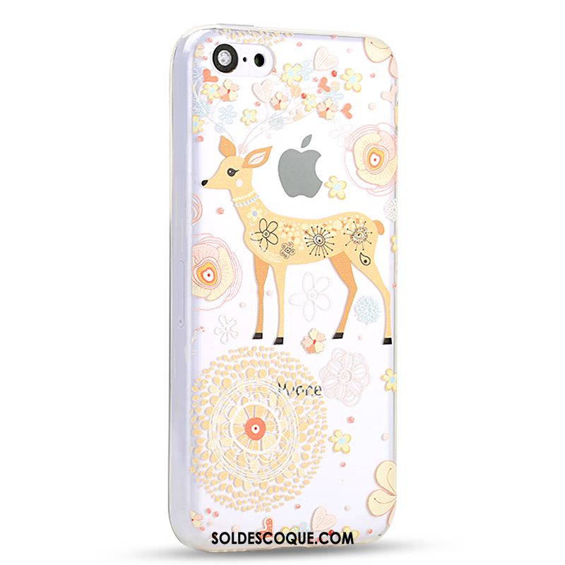 Coque iPhone 5c Incassable Créatif Étui Blanc Dessin Animé En Vente