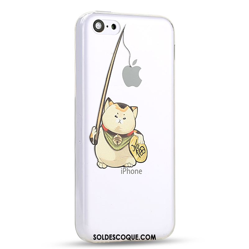 Coque iPhone 5c Incassable Créatif Étui Blanc Dessin Animé En Vente