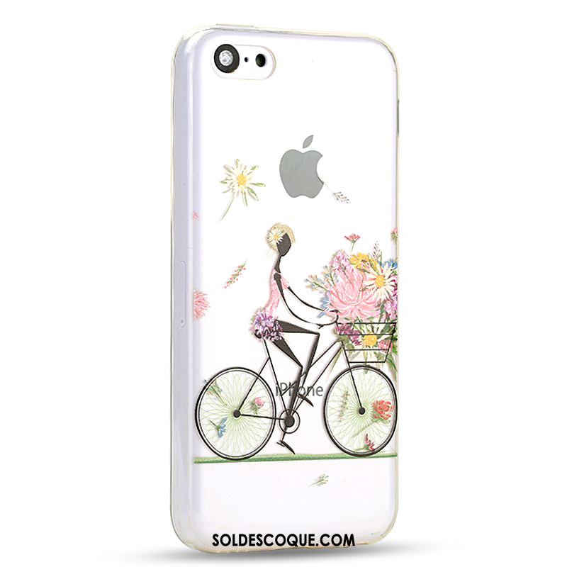 Coque iPhone 5c Incassable Créatif Étui Blanc Dessin Animé En Vente