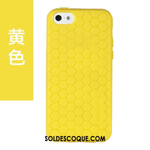 Coque iPhone 5c Incassable Protection Jaune Étui Téléphone Portable Pas Cher