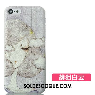 Coque iPhone 5c Lapin Téléphone Portable Protection Dessin Animé Transparent Soldes