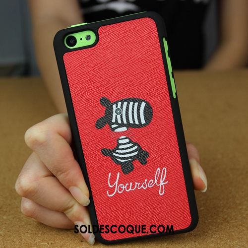 Coque iPhone 5c Protection Délavé En Daim Téléphone Portable Difficile Charmant Housse Pas Cher