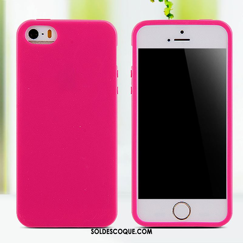 Coque iPhone 5c Protection Téléphone Portable Silicone Grand Rouge En Vente