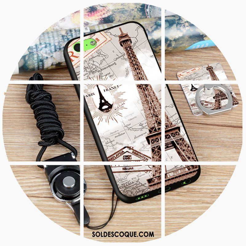 Coque iPhone 5c Téléphone Portable Blanc Étui Silicone Authentique France