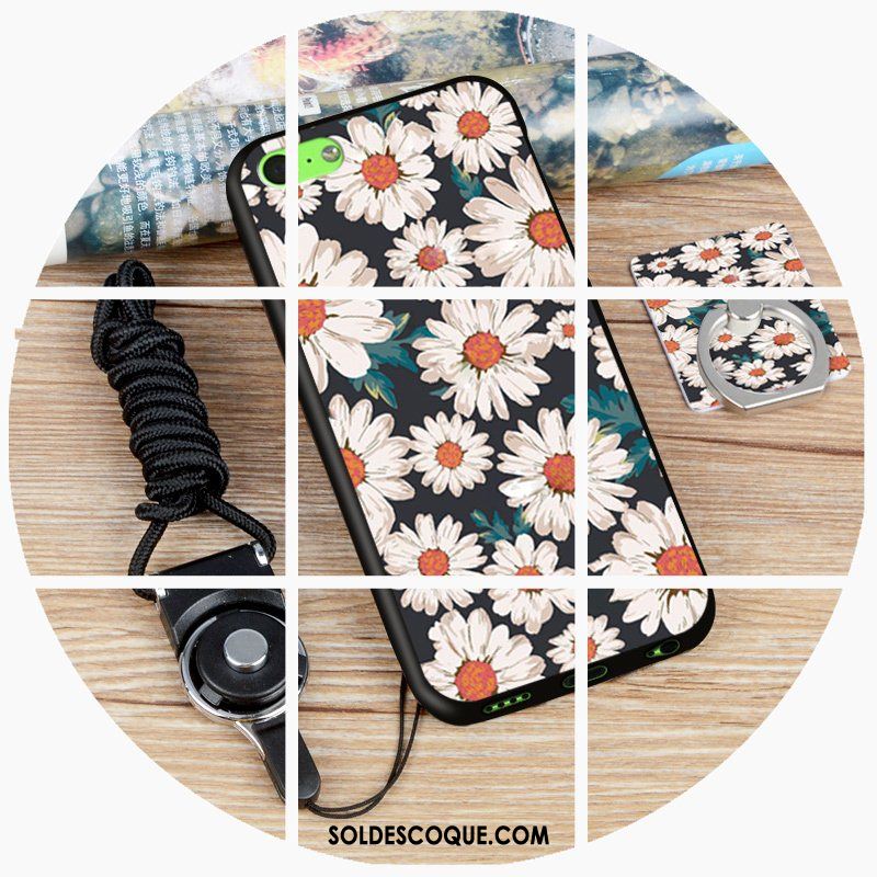 Coque iPhone 5c Téléphone Portable Blanc Étui Silicone Authentique France