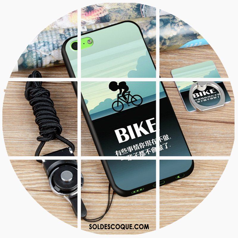 Coque iPhone 5c Téléphone Portable Blanc Étui Silicone Authentique France