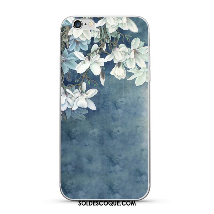 Coque iPhone 5c Téléphone Portable Floral Silicone Vert Protection Housse Pas Cher