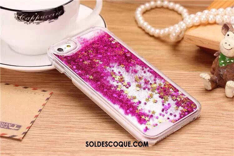 Coque iPhone 5c Étoile Téléphone Portable Liquide Jaune Tendance Soldes