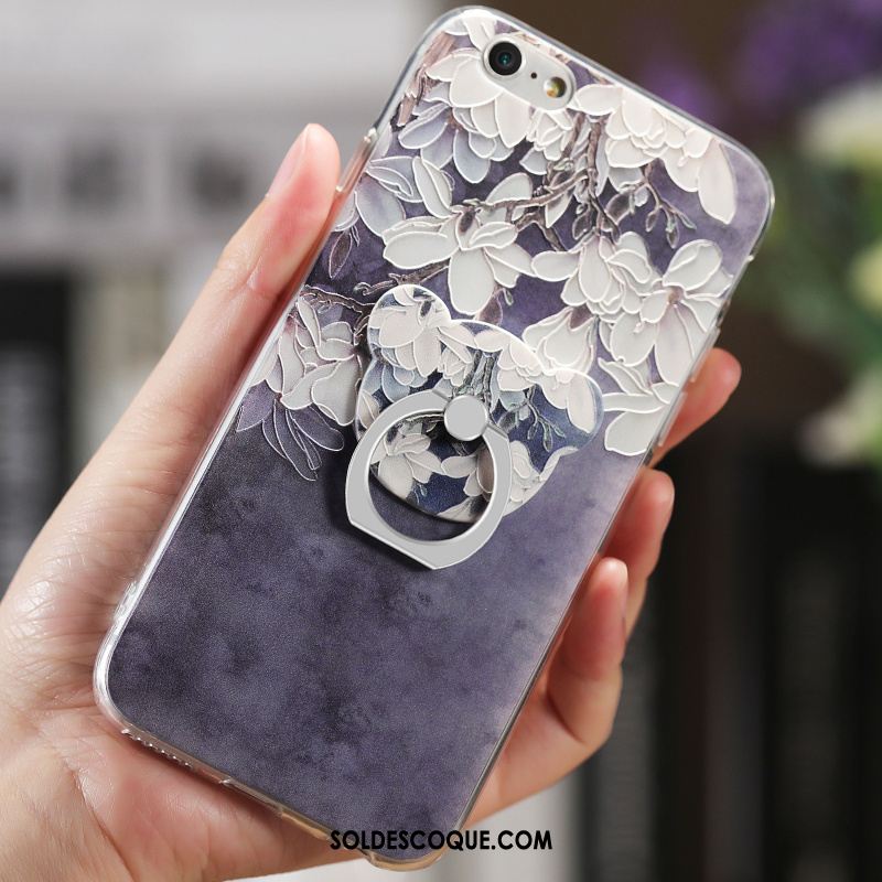 Coque iPhone 6 / 6s Charmant Fluide Doux Floral Téléphone Portable Protection France