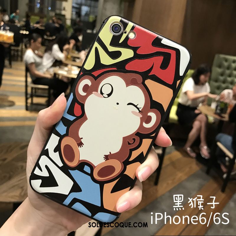 Coque iPhone 6 / 6s Chat Tout Compris Incassable Dessin Animé Petit En Ligne