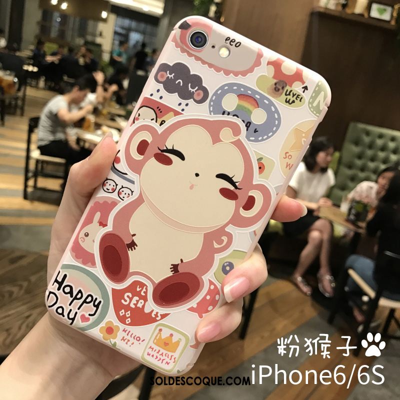 Coque iPhone 6 / 6s Chat Tout Compris Incassable Dessin Animé Petit En Ligne