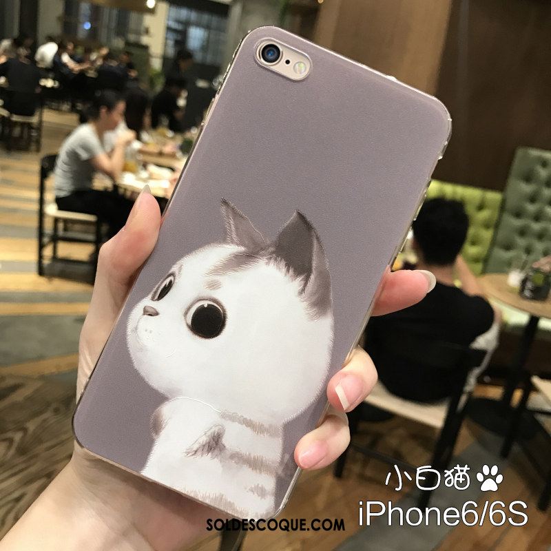 Coque iPhone 6 / 6s Chat Tout Compris Incassable Dessin Animé Petit En Ligne