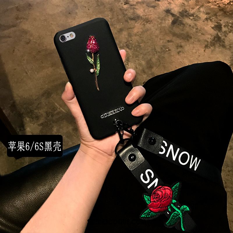 Coque iPhone 6 / 6s Créatif Nouveau Fleur Fluide Doux Étui Pas Cher