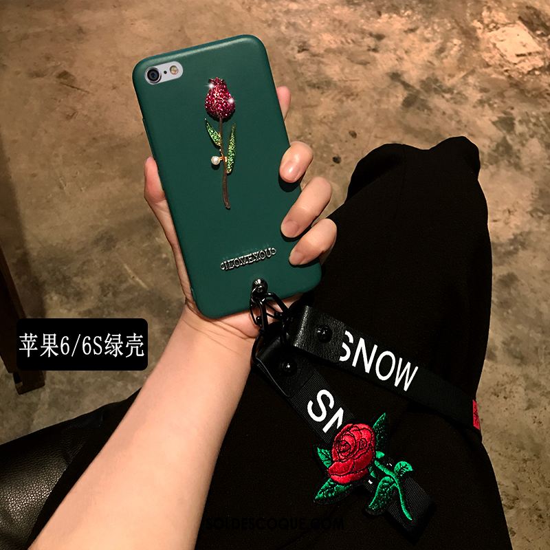 Coque iPhone 6 / 6s Créatif Nouveau Fleur Fluide Doux Étui Pas Cher