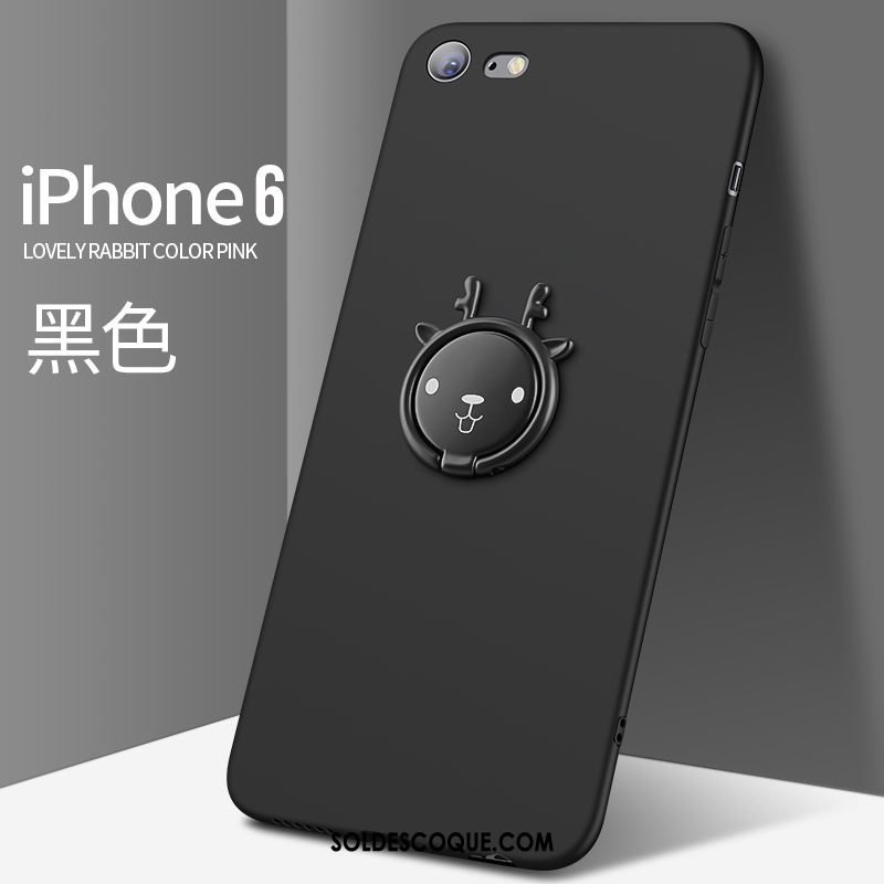 Coque iPhone 6 / 6s Dessin Animé Rouge Incassable Silicone Téléphone Portable Soldes