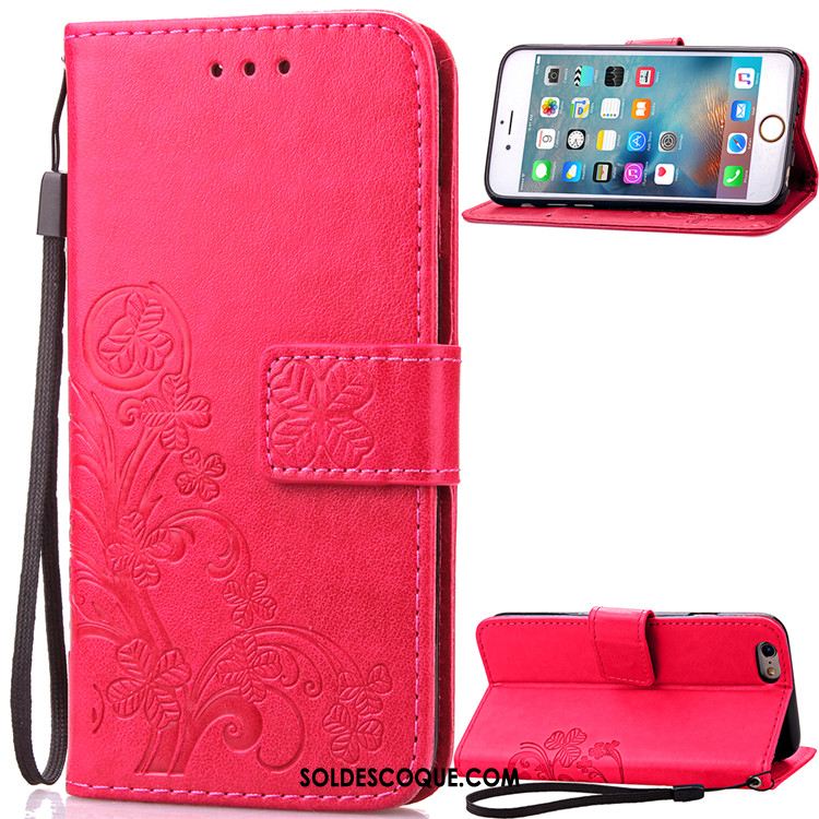 Coque iPhone 6 / 6s Fluide Doux Clamshell Étui En Cuir Téléphone Portable Protection Pas Cher