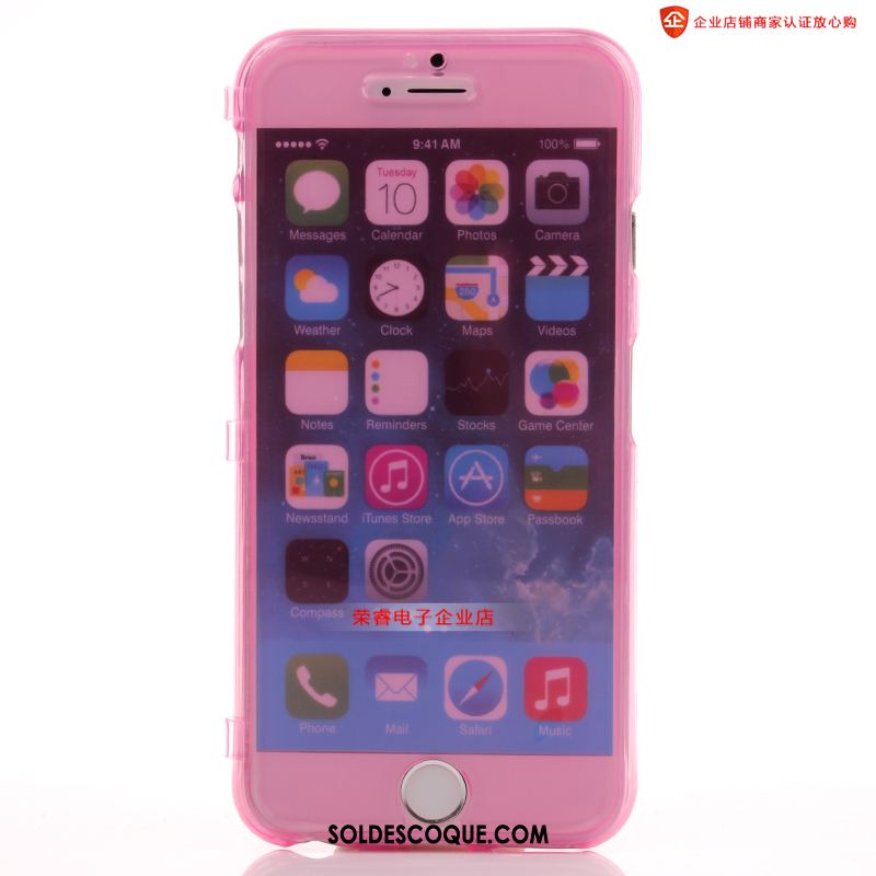 Coque iPhone 6 / 6s Fluide Doux Incassable Bleu Transparent Téléphone Portable En Vente