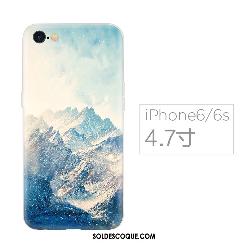 Coque iPhone 6 / 6s Fluide Doux Tendance Créatif Incassable Personnalité En Ligne