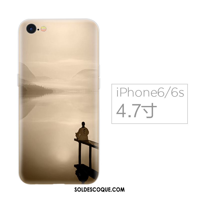 Coque iPhone 6 / 6s Fluide Doux Tendance Créatif Incassable Personnalité En Ligne