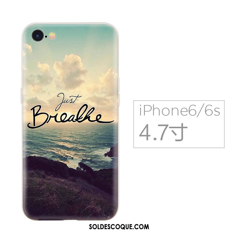 Coque iPhone 6 / 6s Fluide Doux Tendance Créatif Incassable Personnalité En Ligne