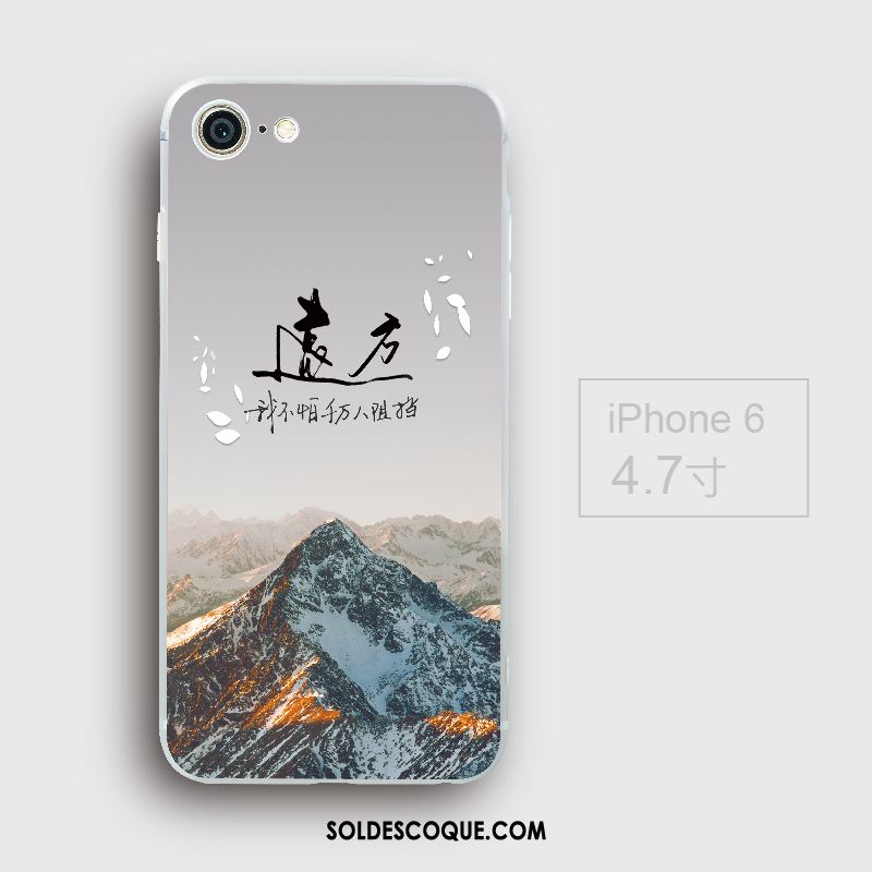 Coque iPhone 6 / 6s Fluide Doux Tendance Créatif Incassable Personnalité En Ligne