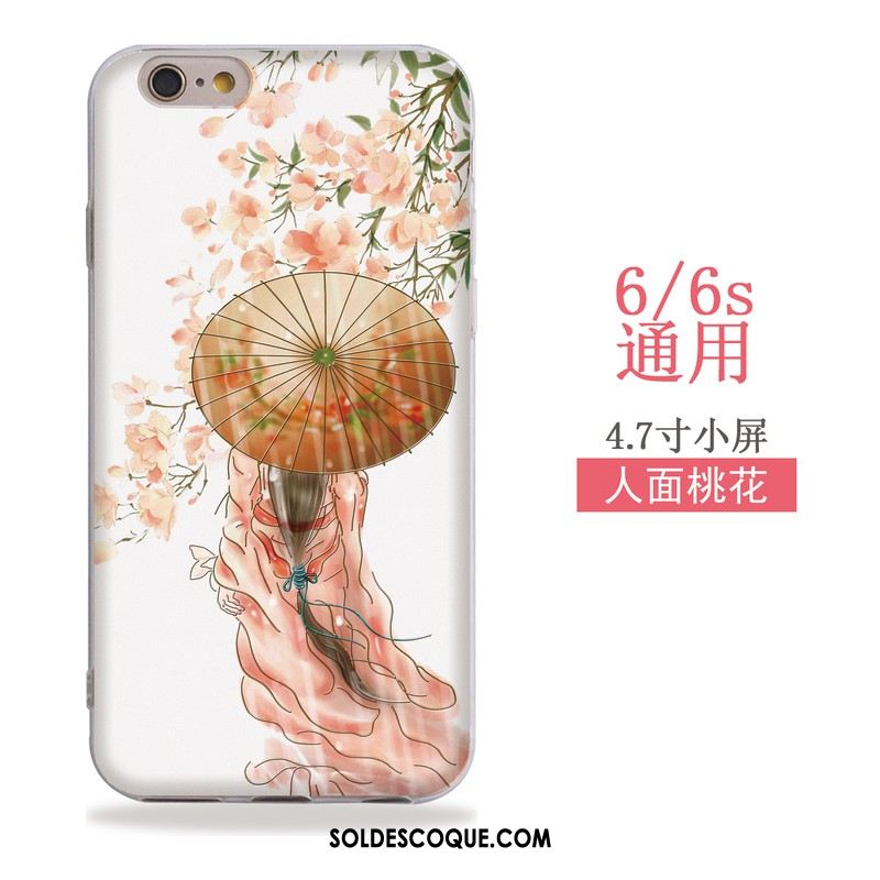 Coque iPhone 6 / 6s Fluide Doux Téléphone Portable Silicone Vent Étui Housse En Vente