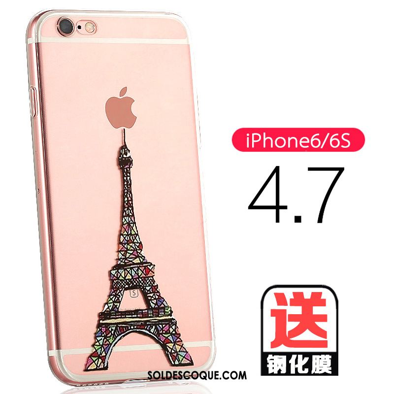 Coque iPhone 6 / 6s Frais Nouveau Charmant Silicone Transparent En Vente