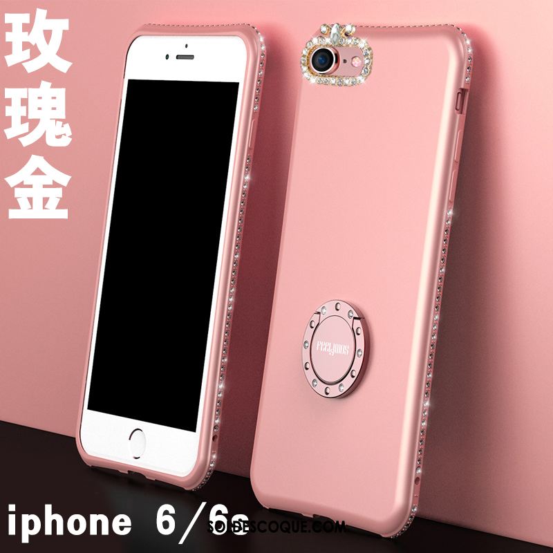 Coque iPhone 6 / 6s Incassable Fluide Doux Délavé En Daim Créatif Silicone En Ligne