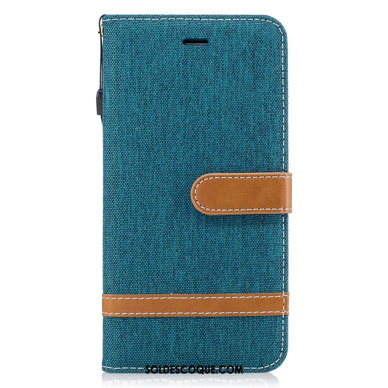 Coque iPhone 6 / 6s Incassable Noir Téléphone Portable En Denim Protection Soldes