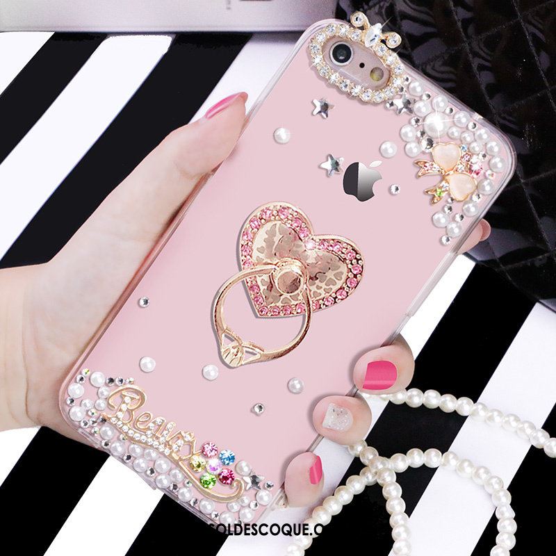 Coque iPhone 6 / 6s Incassable Protection Silicone Étui Rose Soldes