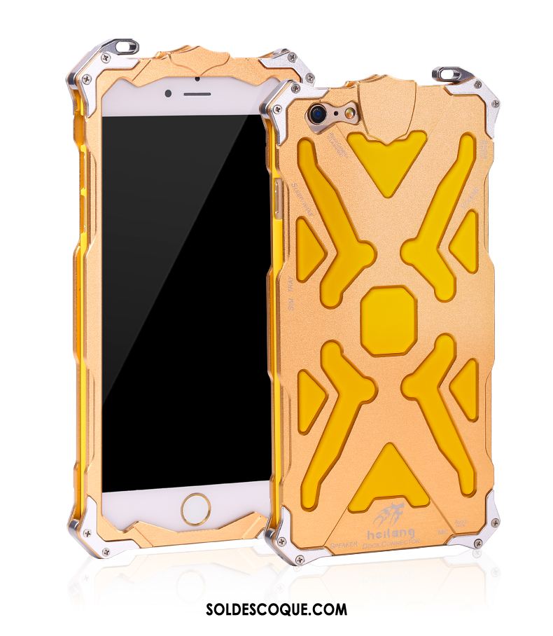 Coque iPhone 6 / 6s Métal Téléphone Portable Protection Étui Silicone Pas Cher