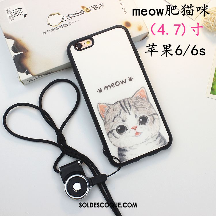 Coque iPhone 6 / 6s Noir Chat Incassable Téléphone Portable Tout Compris Pas Cher