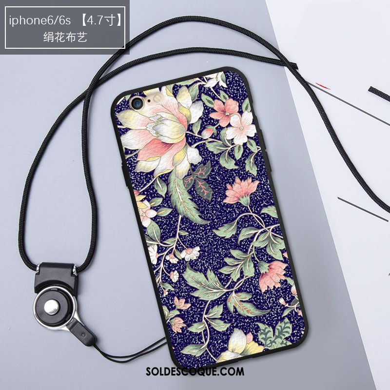 Coque iPhone 6 / 6s Ornements Suspendus Blanc Protection Sac Carte Téléphone Portable Pas Cher