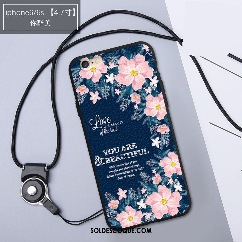 Coque iPhone 6 / 6s Ornements Suspendus Blanc Protection Sac Carte Téléphone Portable Pas Cher