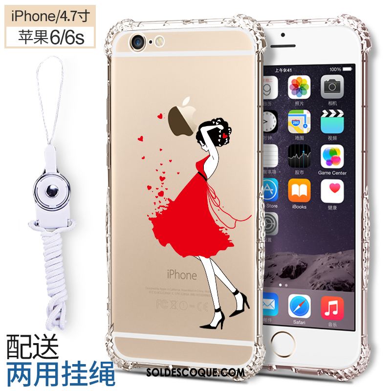 Coque iPhone 6 / 6s Ornements Suspendus Étui Nouveau Téléphone Portable Fluide Doux En Ligne