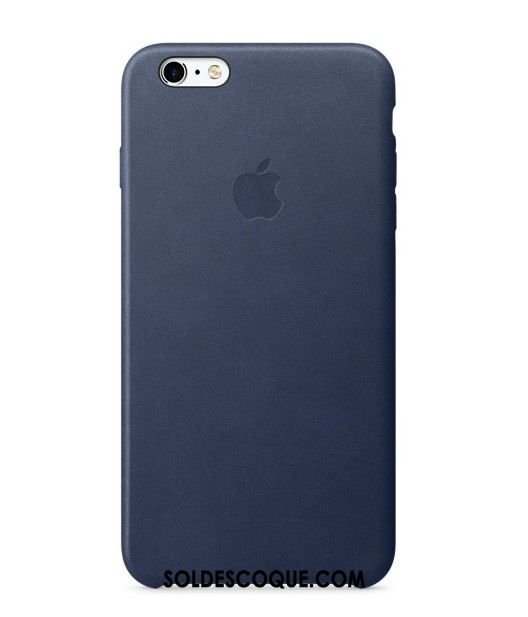 Coque iPhone 6 / 6s Plus Cuir Véritable Rouge Étui En Cuir Protection Naturel En Ligne