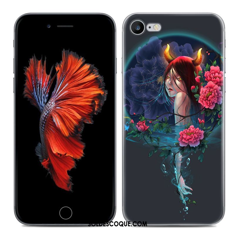 Coque iPhone 6 / 6s Plus Fluide Doux Noir Constellation Étui Protection En Vente