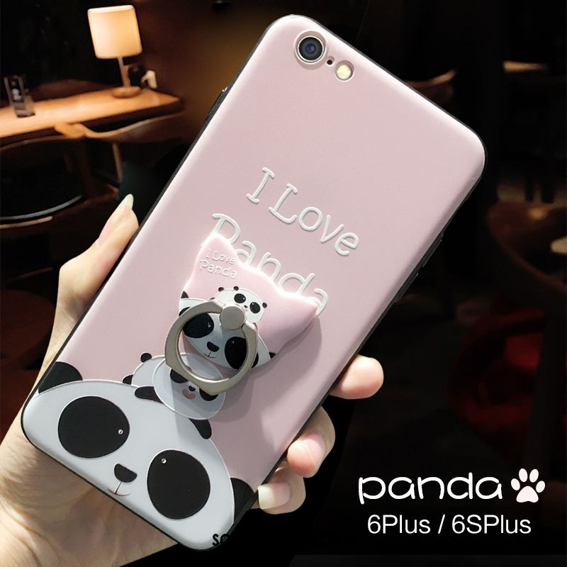 Coque iPhone 6 / 6s Plus Frais Incassable Marque De Tendance Support Gaufrage Soldes