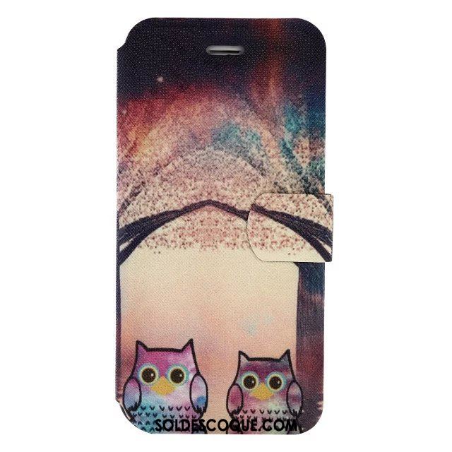 Coque iPhone 6 / 6s Plus Multicolore Dessin Animé Protection Clamshell Étui En Cuir Soldes