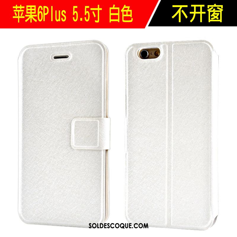 Coque iPhone 6 / 6s Plus Protection Téléphone Portable Tout Compris Clamshell Étui En Cuir Pas Cher