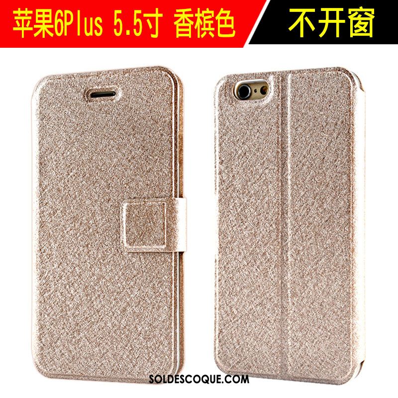 Coque iPhone 6 / 6s Plus Protection Téléphone Portable Tout Compris Clamshell Étui En Cuir Pas Cher