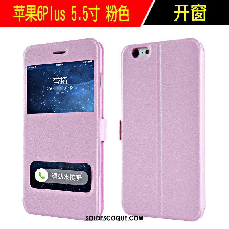 Coque iPhone 6 / 6s Plus Protection Téléphone Portable Tout Compris Clamshell Étui En Cuir Pas Cher