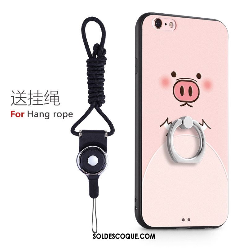 Coque iPhone 6 / 6s Plus Tout Compris Rose Ornements Suspendus Personnalité Marque De Tendance En Ligne