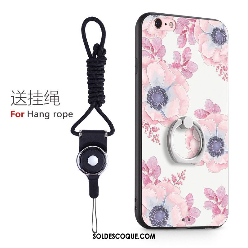 Coque iPhone 6 / 6s Plus Tout Compris Rose Ornements Suspendus Personnalité Marque De Tendance En Ligne