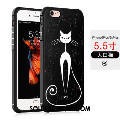 Coque iPhone 6 / 6s Plus Téléphone Portable Fluide Doux Dessin Animé Tout Compris Incassable Pas Cher