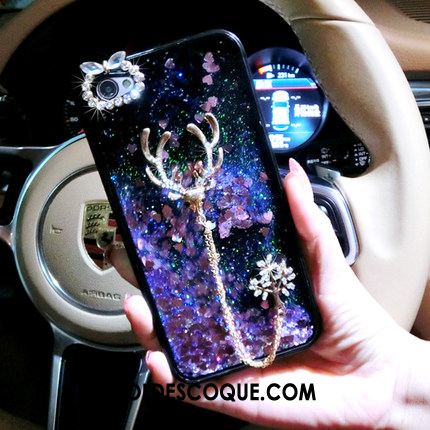 Coque iPhone 6 / 6s Plus Téléphone Portable Rose Créatif Violet Cristal Soldes