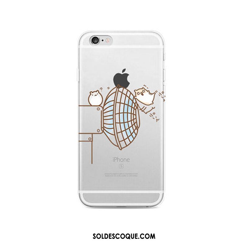 Coque iPhone 6 / 6s Plus Étui Incassable Dessin Animé Téléphone Portable Ornements Suspendus Housse Pas Cher