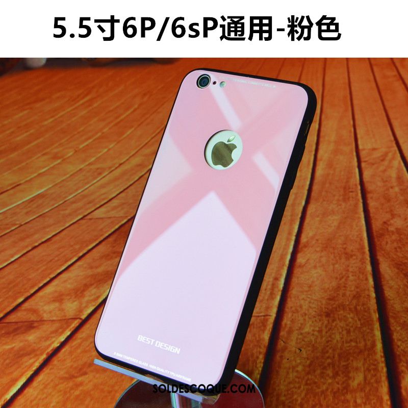Coque iPhone 6 / 6s Plus Étui Téléphone Portable Vert Incassable Verre Trempé Pas Cher