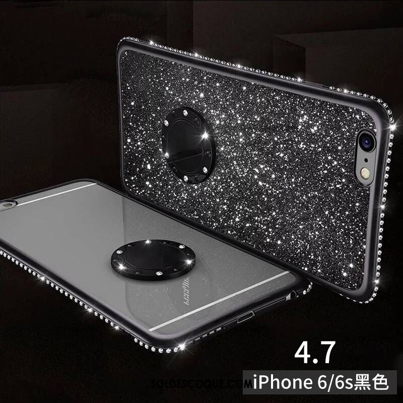 Coque iPhone 6 / 6s Rose Silicone Téléphone Portable Incassable Créatif Pas Cher