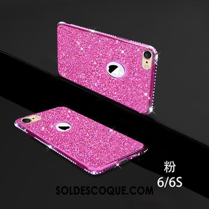 Coque iPhone 6 / 6s Rose Silicone Téléphone Portable Incassable Créatif Pas Cher